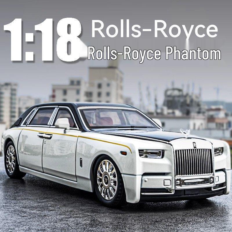 1:Модель автомобиля Rolls-Royce Phantom из сплава в масштабе 1:18 - Предмет коллекционирования и декоративный элемент