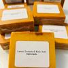European & American Turmeric & Lemon Kojic Acid Ginger Soap - Cleansing Handmade Bath Soap