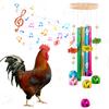 Chicken Chew Toys For Coop Multicolor Chicken Wind Chime Enrichment Toys Art Hanging Decoration For Bird Parrot Parakeet Budgerigar Lovebird