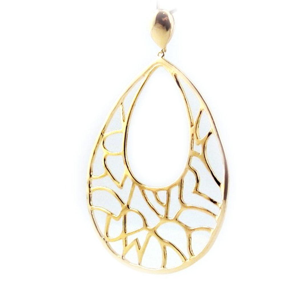 Les Trésors De Lily [K9522] - Gold Plated 'Choreography' Pendant