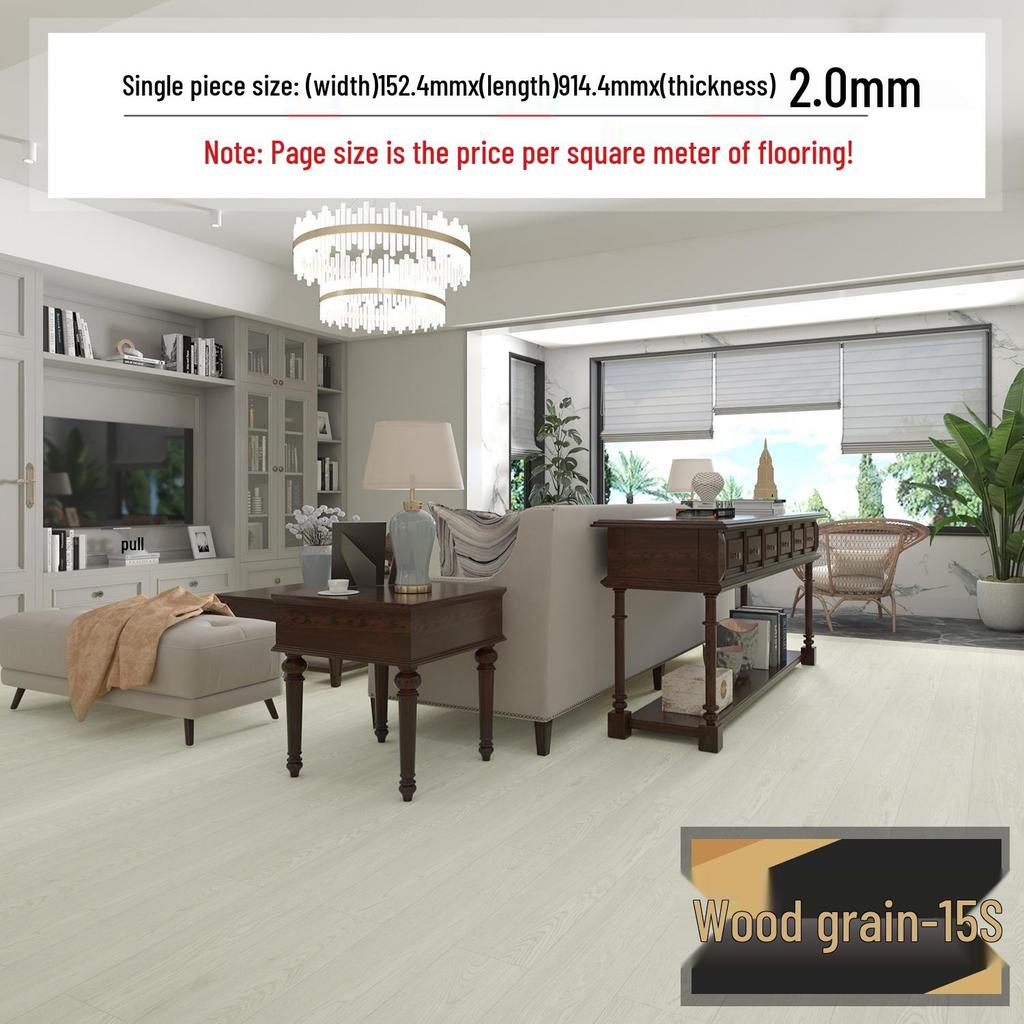 Самоклеящаяся водонепроницаемая виниловая наклейка для пола под камень: Толстое, износостойкое ПВХ-покрытие для спален