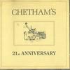 CD РАЗНЫЕ - Chetham's 21-я годовщина CCD01 НЕ НА ЛЕЙБЛЕ Великобритания Классика Б/У