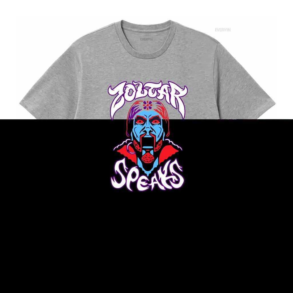 Zoltar Speaks Unisexs T Shirt Retro 80s Classic Movie Design With Tom Hanks Inspired Wish Theme Vintage Homme Graphic
