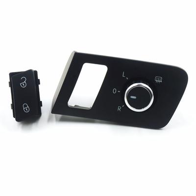 Центральная кнопка включения зеркала управления дверью безопасности для Volkswagen Vw Touran Caddy 2003-2015 Oe :1t0 962 125b ,1t1 959 565f