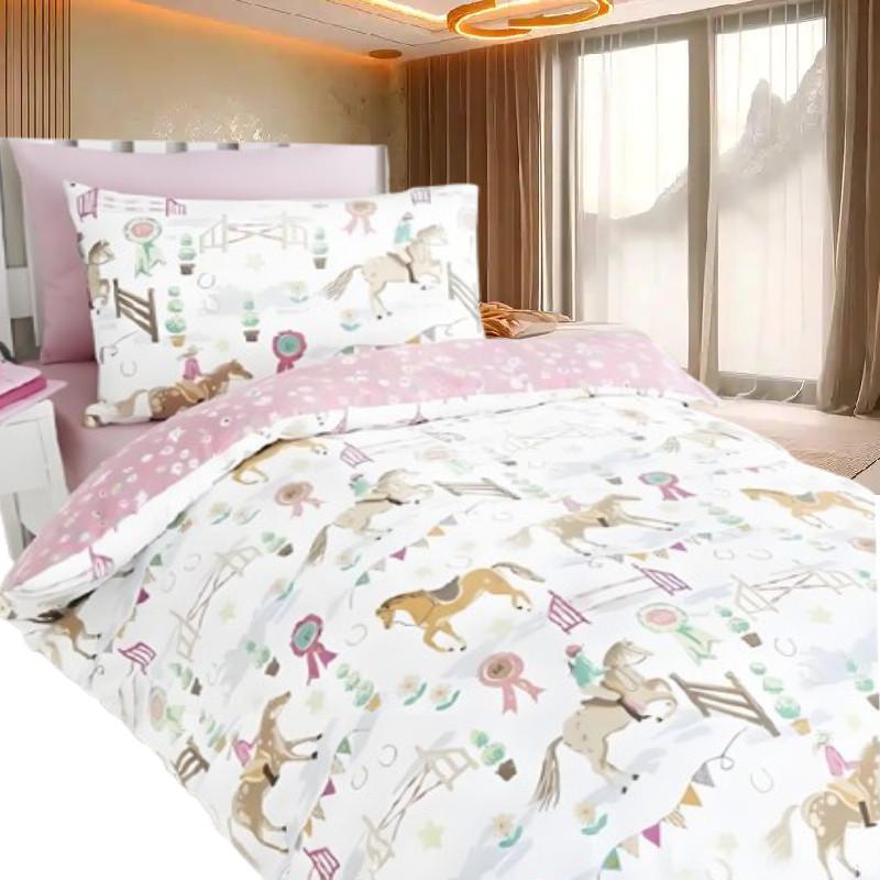 Horse Show Duvet Cover Set Horse Bedding Single Household Supplies Bedroom For