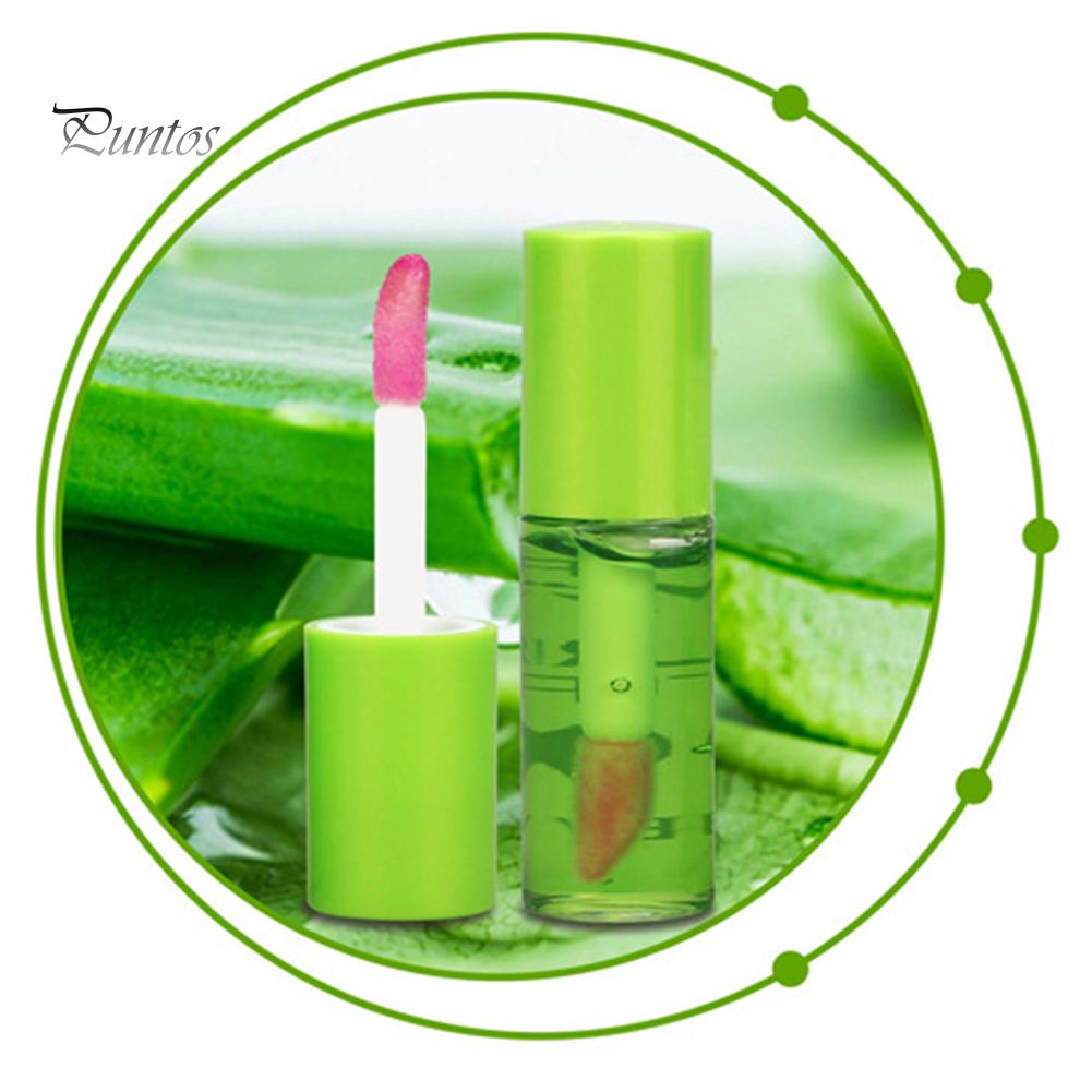 Увлажняющий блеск для губ с изменением цвета алоэ вера 3,5 г Питательная жидкая помада