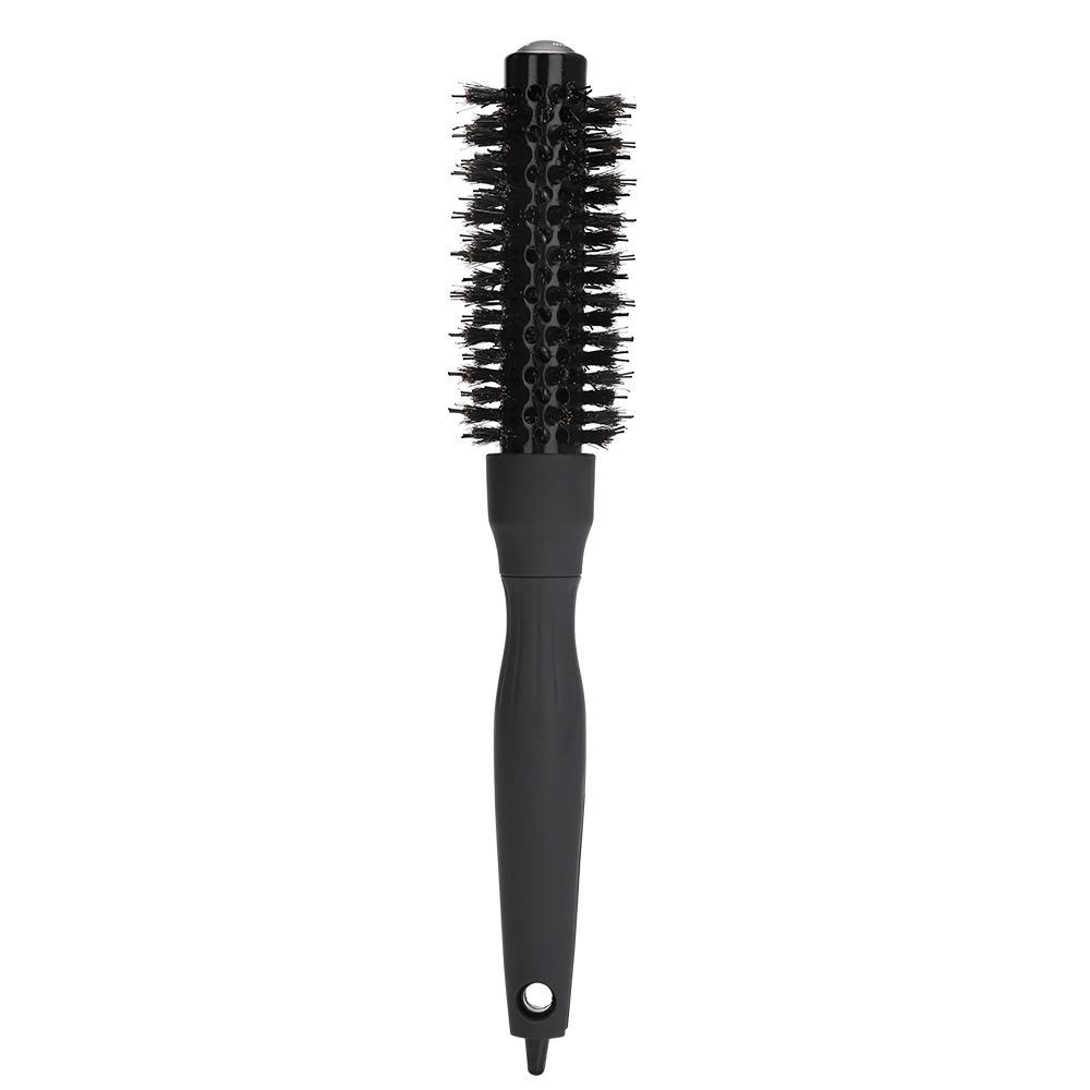 With Pointed Tail Round Rolling Brush Handle Hair Curling Brush Straight Twill Hair Comb Men/Women