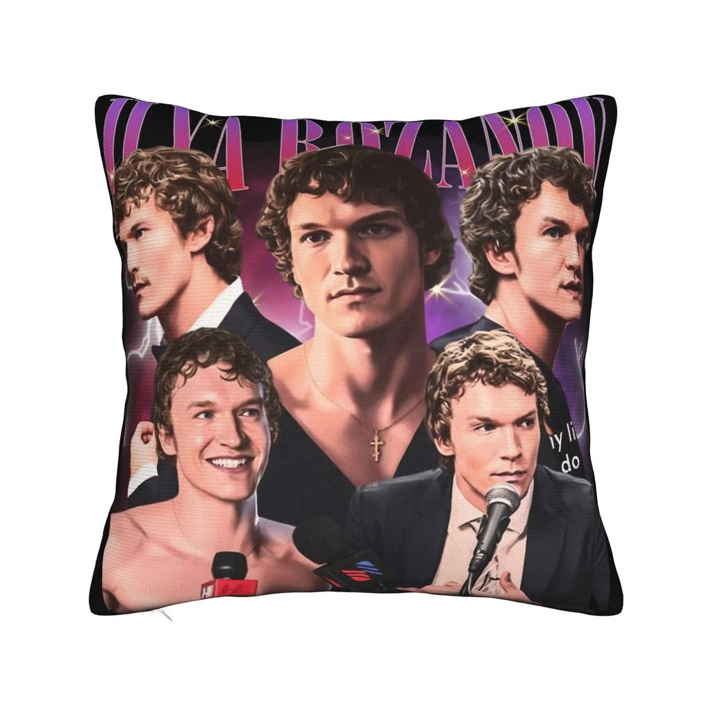 Heated Rivalry Hollander Ilya Rozanov Pillowcase Funny Fandom Polyester Cushion Cover With Zipper For Sofa Home Decor No Insert