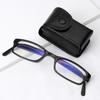 Blocking Anti-blue Light Glasses Foldable Reading Eyeglasses Folding Presbyopia Eyewear with Case