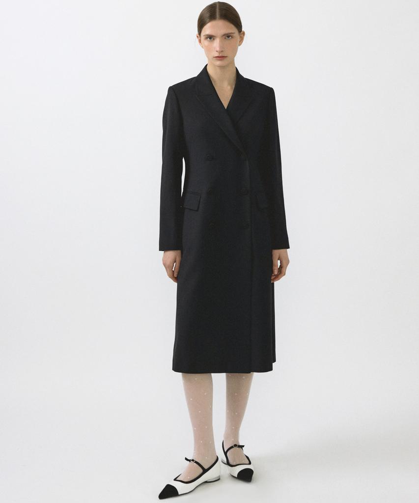 OCTETTE Summer-Wool Tailored Coat_2Color