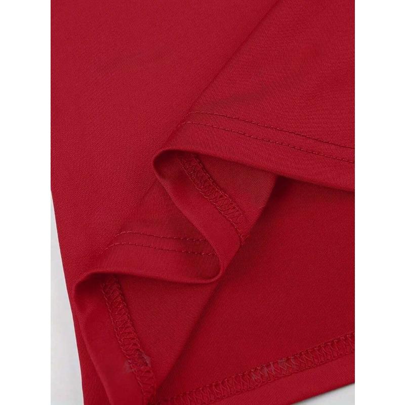 Women's New Solid Colour Round Neck Basic Short Sleeve Short T-shirt