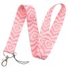 Strap Keychain Name Tag Holder Badge Holder Heart Lanyard ID Card Pass Hang Rope Love Neck Strap