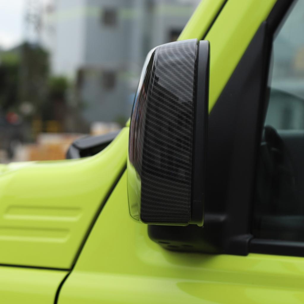 Накладка на наружное зеркало заднего вида из АБС-пластика с карбоновым волокном, подходит для Suzuki Jimny 2019-2020