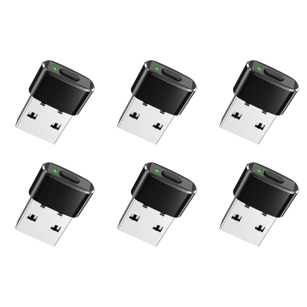 1-10PCS Undetectable Mouse Jiggler ON/Off Button USB Mouse Mover Wired Wireless Mouse Compatible for Computer Awakening for Keep