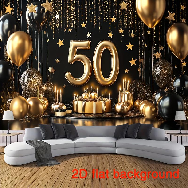 2D plane 1 piece birthday background banner background decoration photo prop polyester banner decoration.PMJ