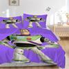 3pcs Toy Story Buzz Quilt Cover Set (1 Quilt Cover + 2 Pillowcases Without Pillow Core), High-Definition Printing for Home and Dormitory.D082
