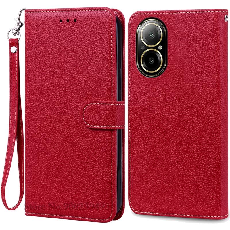 Для Realme C67 4G чехол-книжка с откидной крышкой из кожи для Realme C67 чехол-подставка чехол-книжка Coque для Realme C67 чехлы для телефонов Fundas