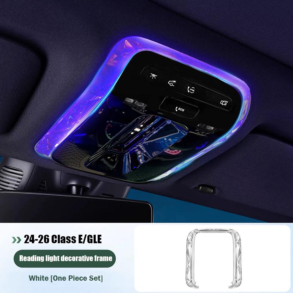 Хрустальная рамка для чтения света для Mercedes Benz C Glc E Class W206 X254 W214 Декор салона Накладка Отделка Аксессуары