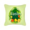 Green Easter Pillow Cover Ins Rabbit Easter Egg Cushion Cover Home Decoration Supplies Pillow Cover