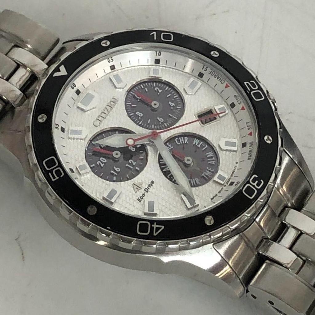 Б/у CITIZEN Citizen Promaster Eco Drive Хронограф PMV56-3061 Часы Мужские Солнечные Радио