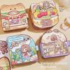 Yoyo Brin Quiet Book Set: Yoyo's Day Series - Cute Cartoon Sticker Handbook for Kids