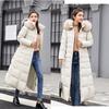 Down Padded Jacket Women's Long Parkas Winter Clothing Korean Slim Over-the-knee Thickened Down Jacket Cotton Jacket