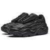 Li Ning Puff Platform Comfortable Fashion Slip Resistant Durable Low Top Casual Shoes Women Casual Shoes Black AZGT072-3
