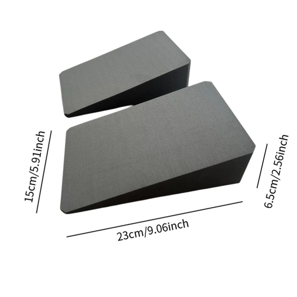 1 Pair Squat Wedge Blocks Yoga Blocks Calf Stretcher for Weightlifting Foot Stretching Bodybuilding Tight Calves Pilates