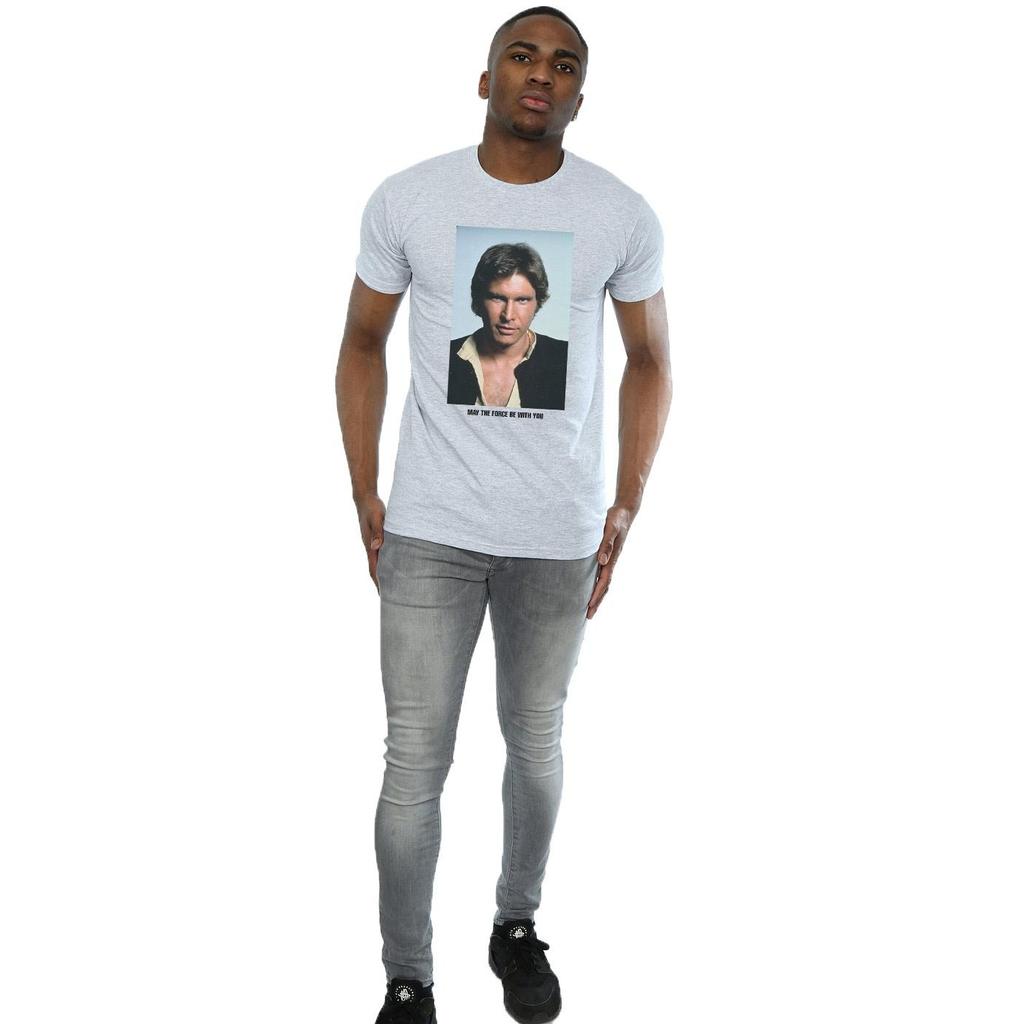 Star Wars Mens Han Solo May The Force T-Shirt
