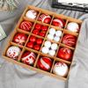 Christmas Decorative Colored Ball Gift Box Set Creative Painted Christmas Ball Party Christmas Tree Hanging Ball Pendant