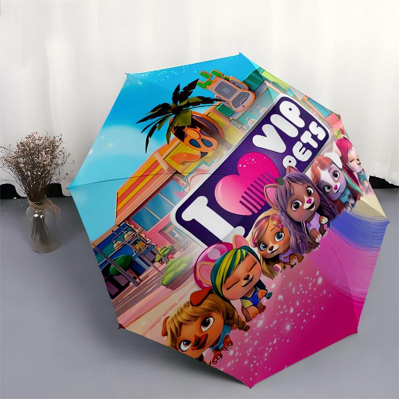 1pc VIP Pets Themed High-quality Umbrella,Automatic Opening and Closing Umbrella,Multi-functional Umbrella G0811369