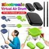Воздушный барабан с наборами барабанных палочек Портативный электронный виртуальный воздушный барабан Барабанные палочки Профессиональные для начинающих Новые Дети Взрослые