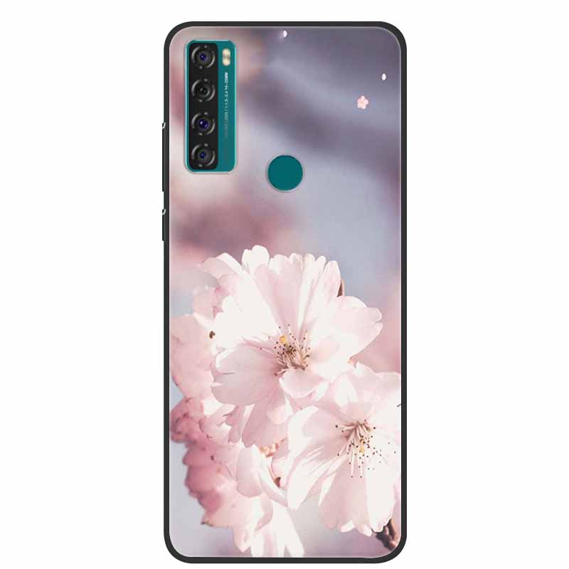 Чехол для TCL 20 SE Роскошный Силиконовый ТПУ Мягкий Чехол для Телефона Для TCL 20 SE Чехол T671H 6.82" Funda Животное Capa Милый Ударопрочный Coque