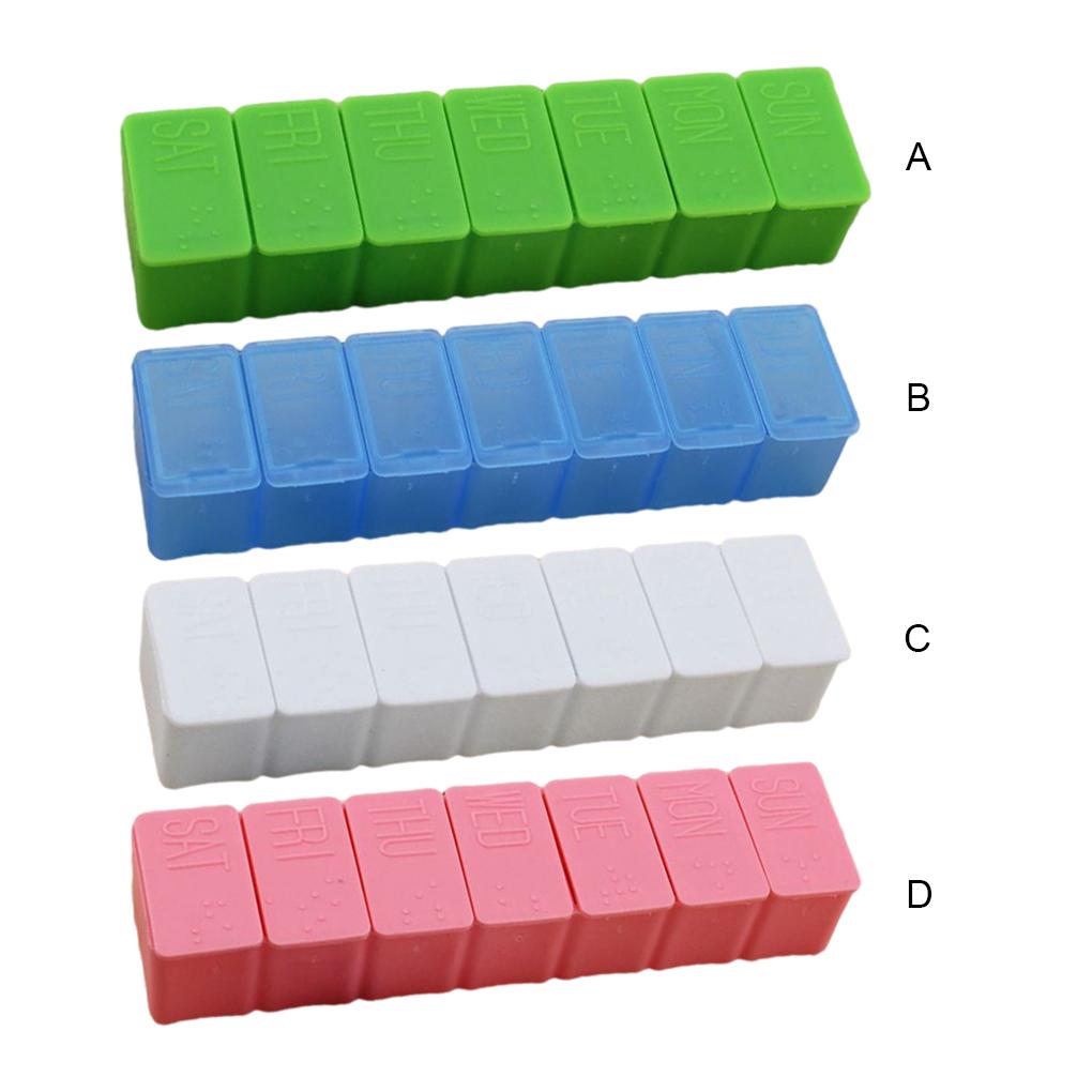 Еженедельные таблетницы, маленькая коробка для хранения, многоцелевой контейнер специального дизайна, органайзер для хранения, путешествий