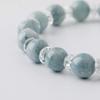 15cm Itoigawa Natural Jadeite Bracelet with Blue and Quartz a Beautiful Japanese National Stone and Jomon Power Stone Jadeite Workshop Special