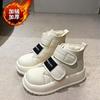 Fashion Thick-soled Warm Snow Boots for Women's New Winter Velcro Velvet High-top Cotton Shoes Bread Short Boots for Women