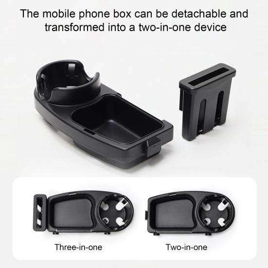 Baby Universal Stroller Snack Tray with Cup Holder Silicone Stroller Tray Tight-Grip Stroller Attachment Strollers Snack Cup Accessories