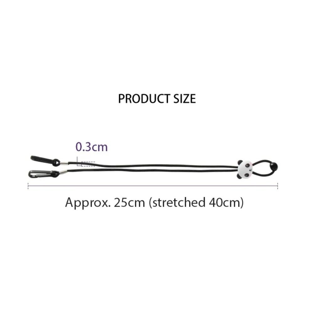 Elastic Hanging Neck Glasses Chain Anti-Lost Cartoon Glasses Rope Christmas Gift Kawaii Ear Hook Holder Girl Boy