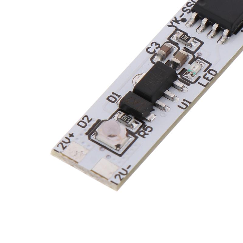 1 шт. 5A датчик движения ручной переключатель 12-24 В ручной волновой сканер ИК-сенсор переключатель для светодиодного освещения шкафа/шкафа/лампы для гардероба