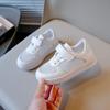 Выступление одноклассники детская маленькая белая обувь обувь для мальчиков 2025 весна и осень новый студент девочки белая спортивная обувь