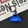 New Soft Pilates Keychain Yoga Core Bed Keychain Silicone Gym Key Chain Motivational Girl Gym Accessories Fitness Gifts