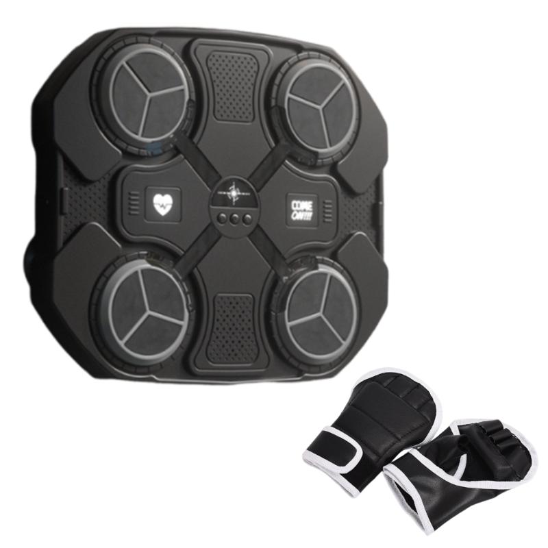 Детское тренировочное оборудование для бокса с боксерскими перчатками, настенные боксерские мишени, боксерский мешок, музыкальный боксерский автомат