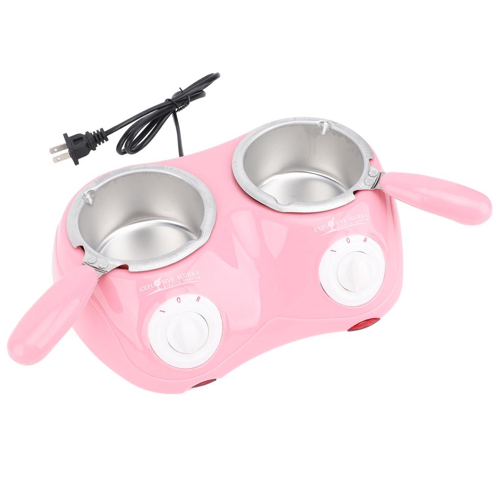 Электрический горшок для плавления шоколада с двумя горшками, позволяющий равномерно нагревать конфеты, подогреватель шоколада для