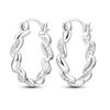 925 Sterling Silver Curve Weaving Large Circle Series Earring Jewelry Versatile Hoop Earrings for Women Jewelry Fine Gifts