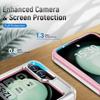 Гальванизированный пластиковый жесткий чехол для телефона Samsung Galaxy Z Flip 6 5 4 Flip 6 Flip 5 Flip 4 Защита от падений Противоударный чехол