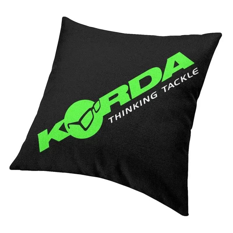 Рыбалка Korda Наволочка для декоративной подушки Рыба Карп Рыбак Подарок Наружные чехлы для подушек Для дивана Автомобиля Квадратная наволочка 45X45