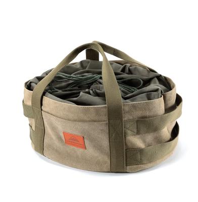 CAMPING MOON Extra Толстая холщовая сумка для Dutch Oven, Большая, Чехол для 12-дюймового Dutch Oven, Сумка для хранения для кемпинга/на открытом воздухе, DO-32-BK