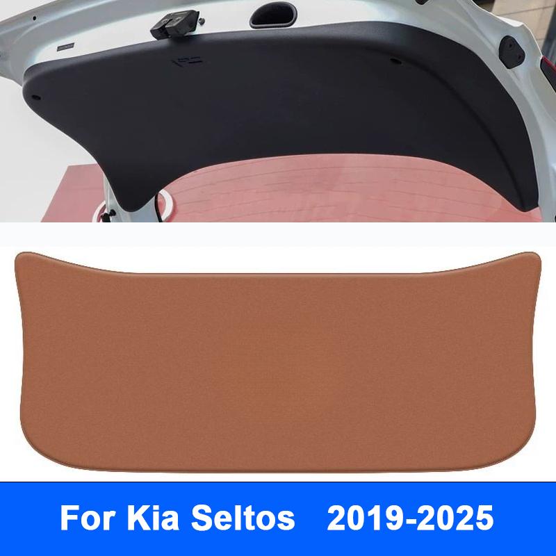 Для Kia Seltos -2025 Автомобильный коврик-защита от ударов ногой на дверь багажника Наклейка для защиты задней двери от царапин Аксессуары для интерьера