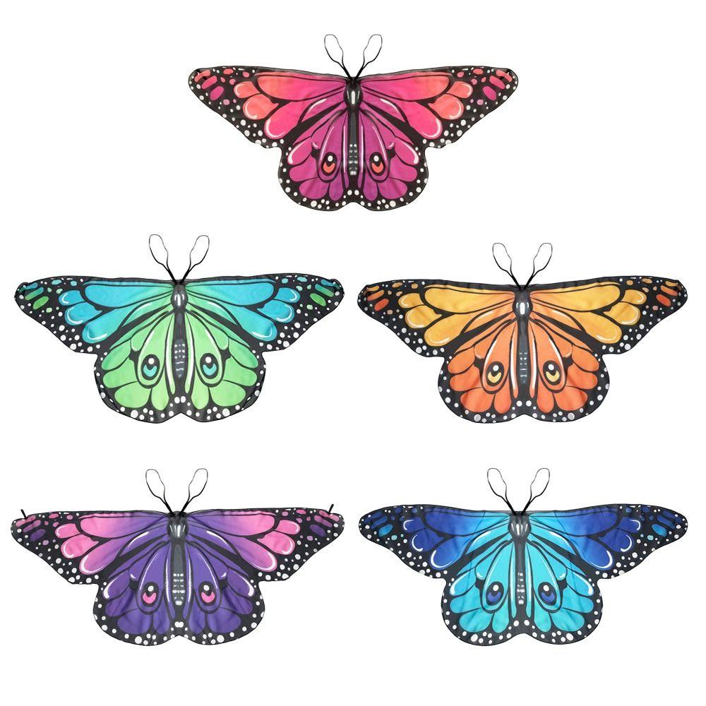 Performance Props Costume Dress Butterfly Wings Cape Shoulder Straps Butterfly Wings Fairy Wing