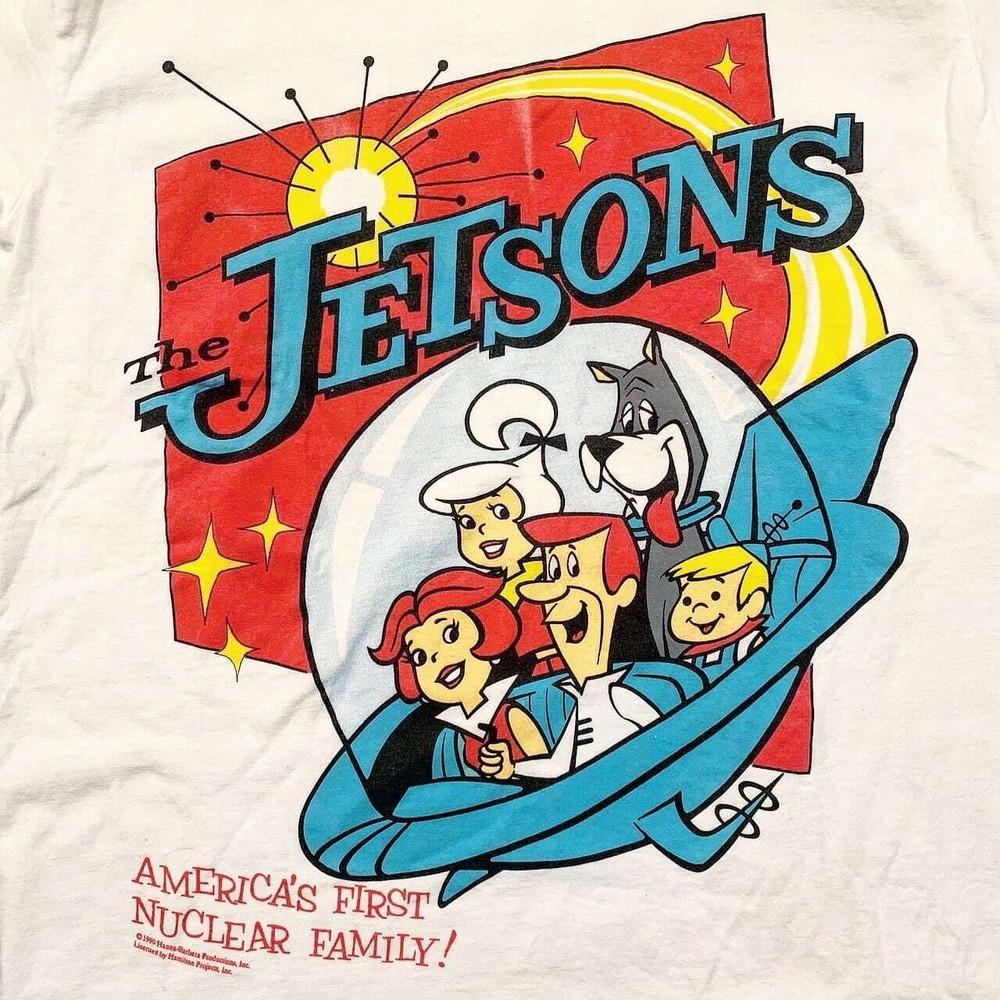 1990s The Jetsons Cartoon T-shirt Cotton Tee For Men Women Unisex T-Shirt